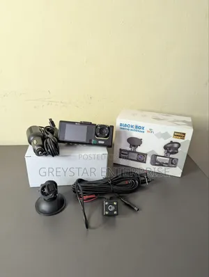 3 Lenses DVR Car Dash Camera Video Recorder Black Box Wifi App