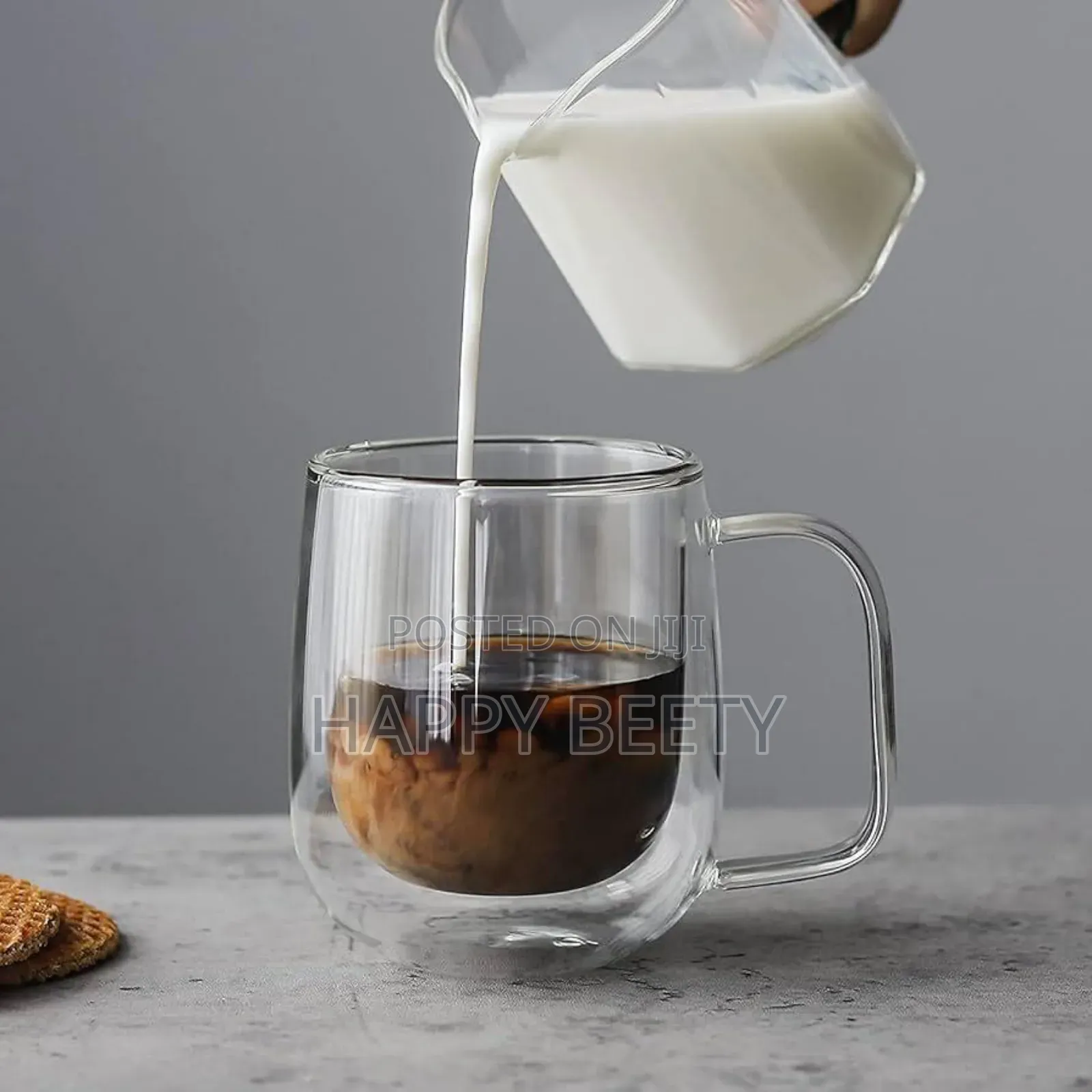 Double Wall Glass Cup With Bamboo Lid