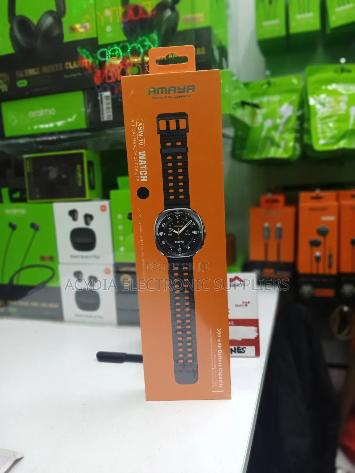 Amaya Asw-10 300mah Battery Capacity Smart Watch