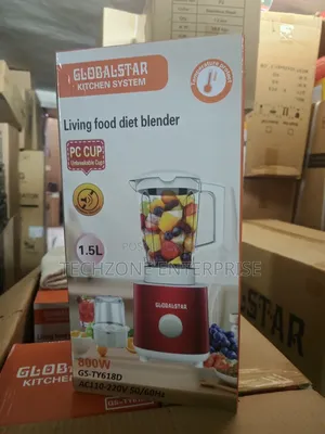 Globalstar 2 in 1 Blender With Powerful Motor 