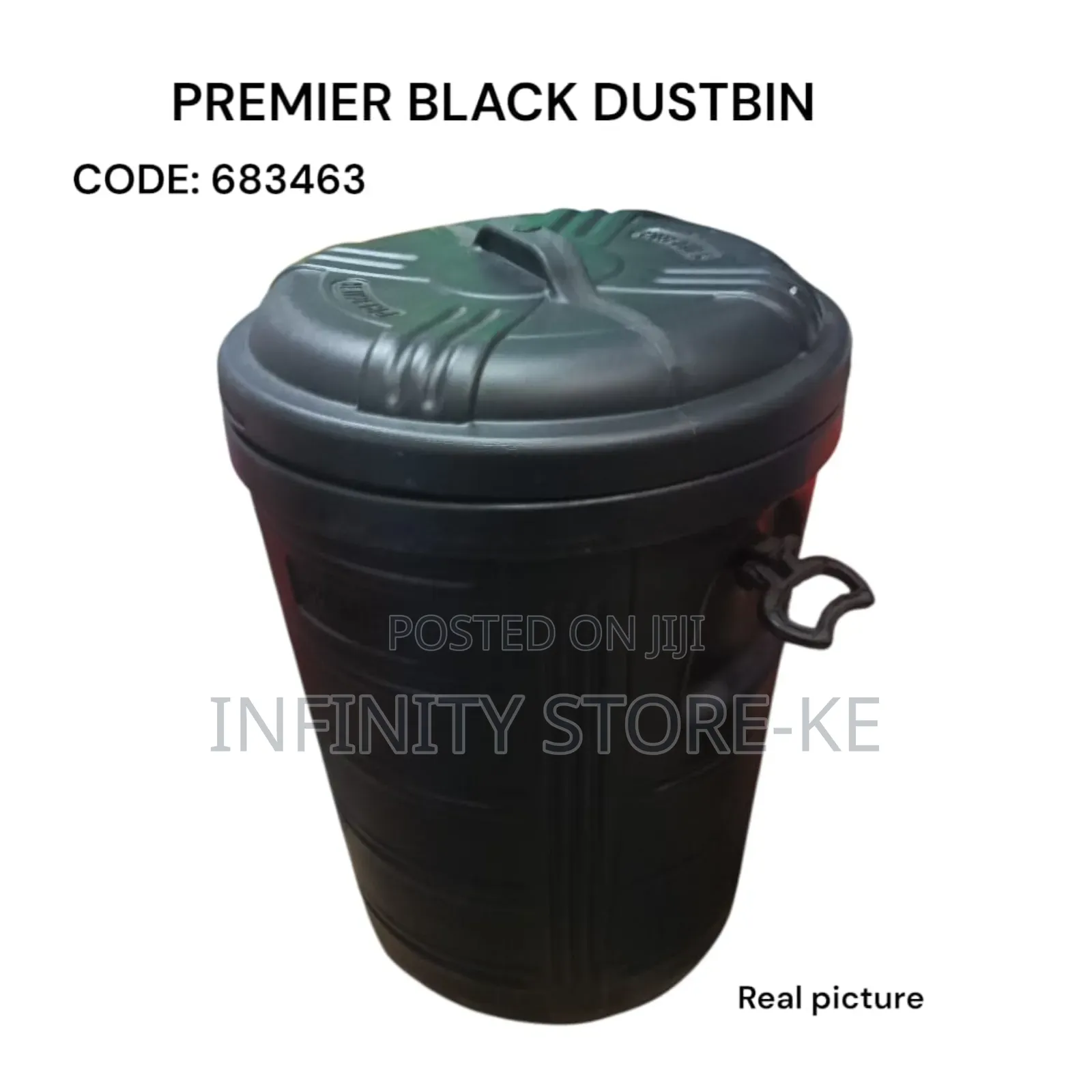 Black Premium Dust Bin 60 Litres