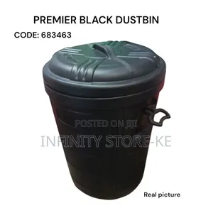 Black Premium Dust Bin 60 Litres