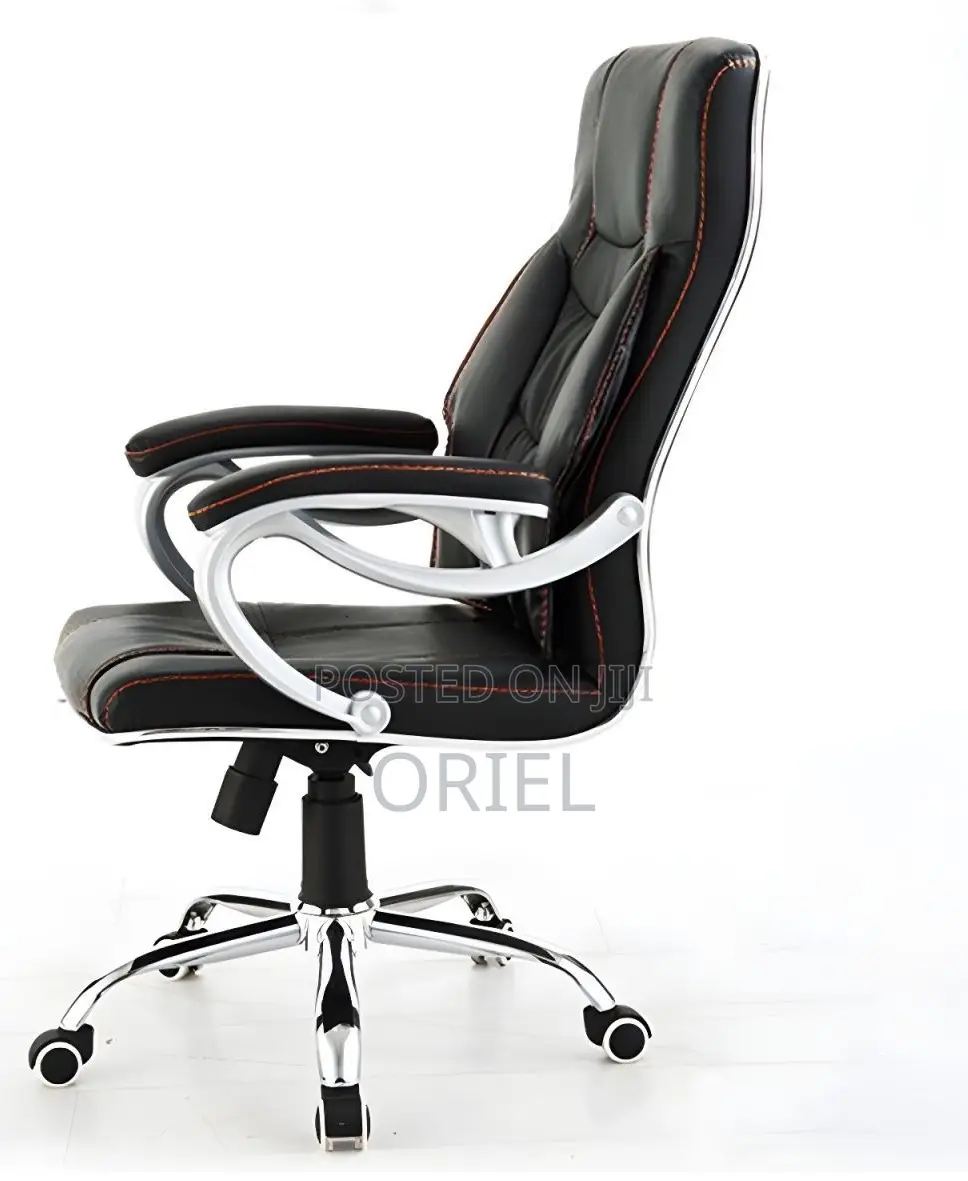 Modern Office Chair : Office Leather Padded Swivel Chair