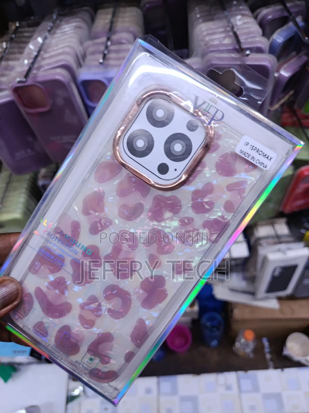 Ankell Cheetah Print Phone Case Compatible With iPhone 15 Pro Max - thumbnail 2