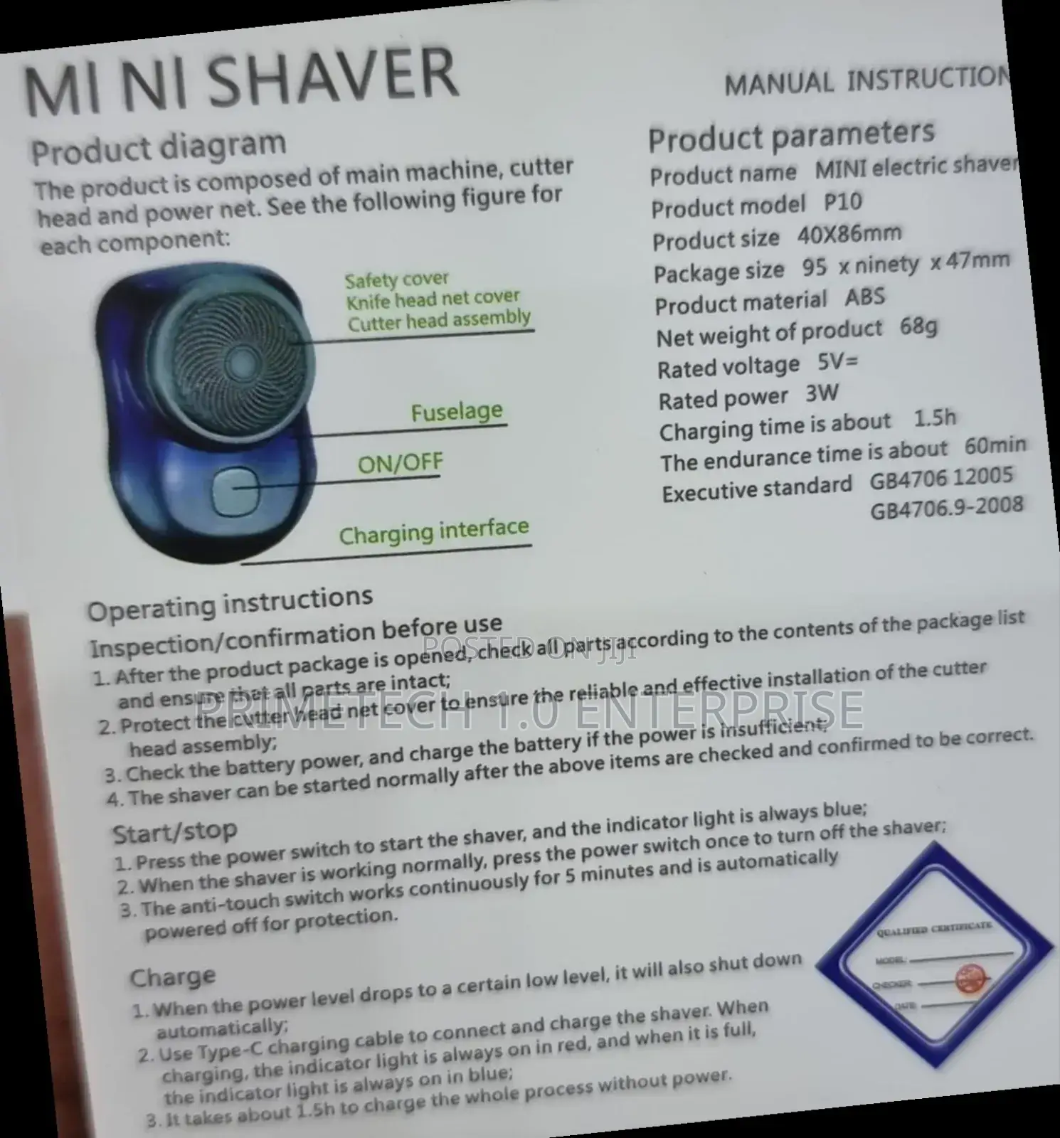 Mini Pocket Shaver