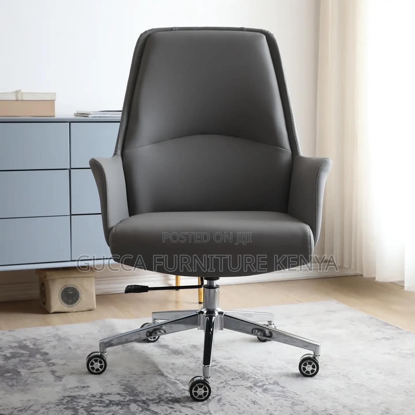 Swivel Leather Executive Boss Desk Chair