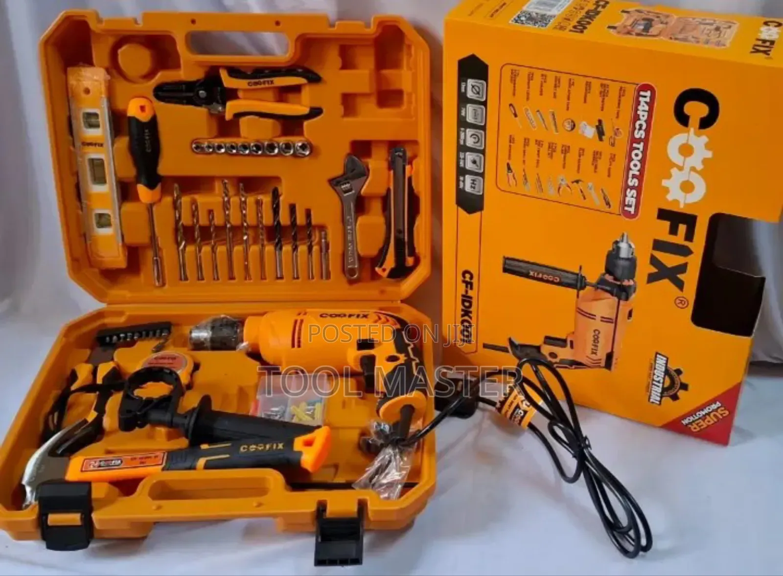 Coofix 114 Pc Drillset/ Quality 114pc Electric Drillset