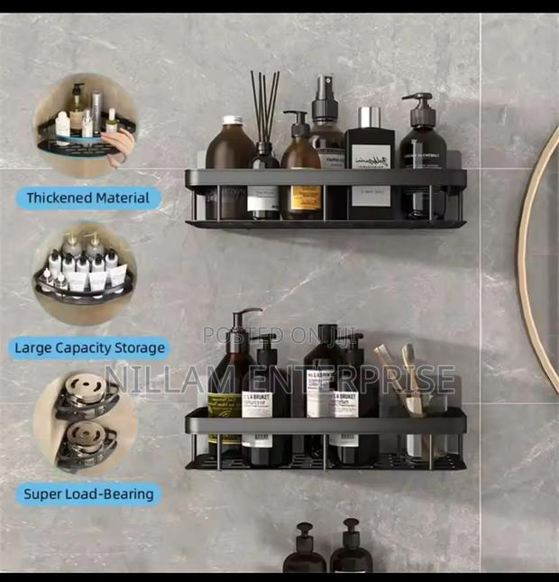 Aluminum Kitchen Bathroom Storage Rack* - thumbnail 3