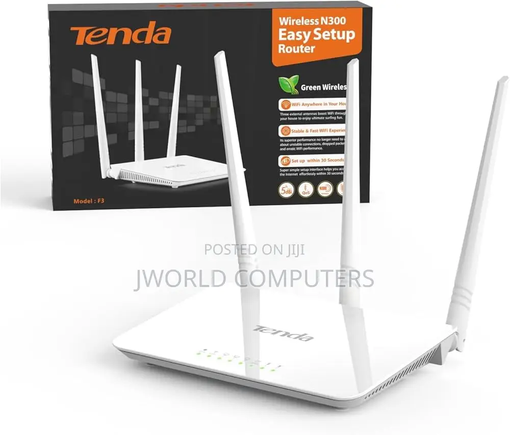 Tenda Router Wi-Fi F3>F3