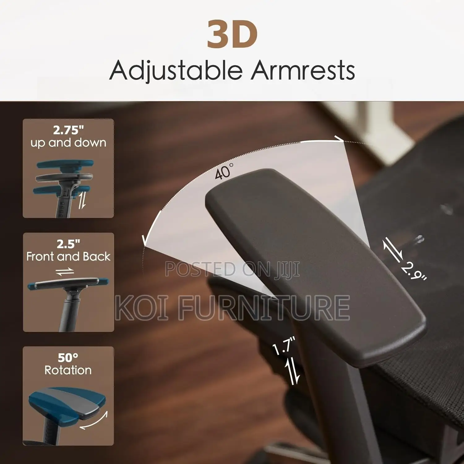 Office Chairs; Ergomomic Orthopedic Footrest Seat With High Backrest