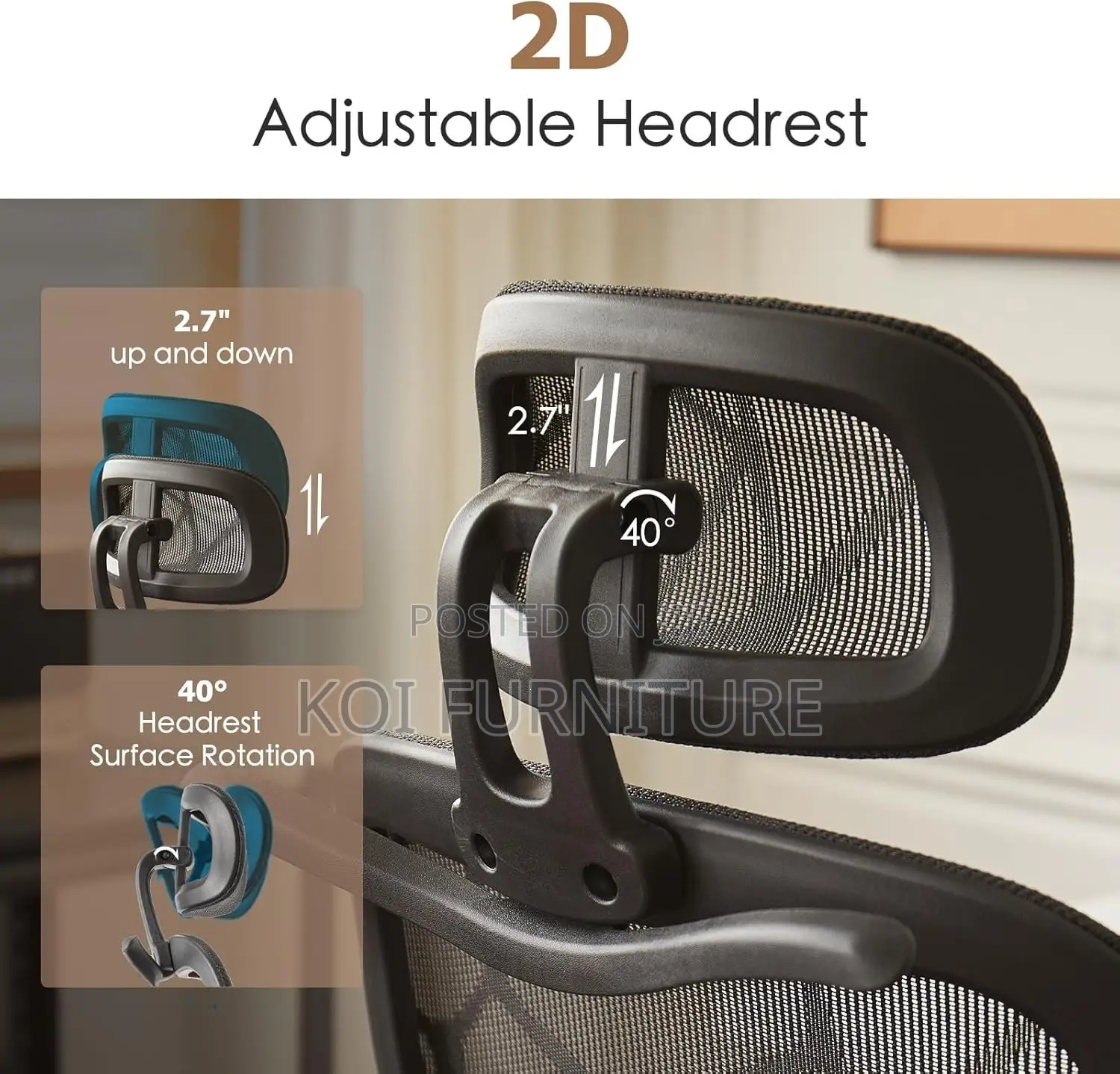 Office Chairs; Ergomomic Orthopedic Footrest Seat With High Backrest