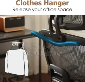 Office Chairs; Ergomomic Orthopedic Footrest Seat With High Backrest