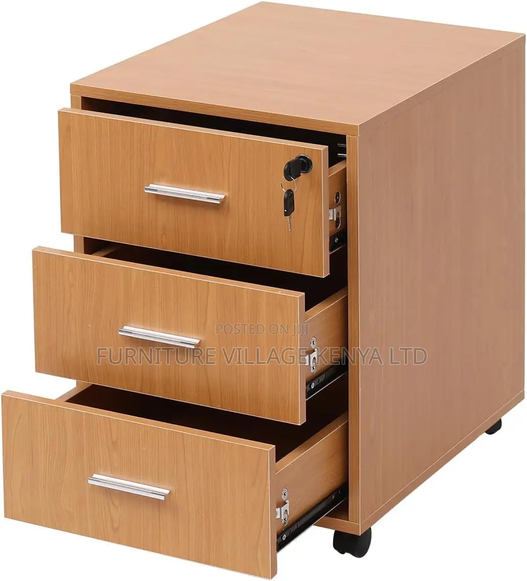 Office Cabinet; 3-Drawer Office Organizer Cabinet