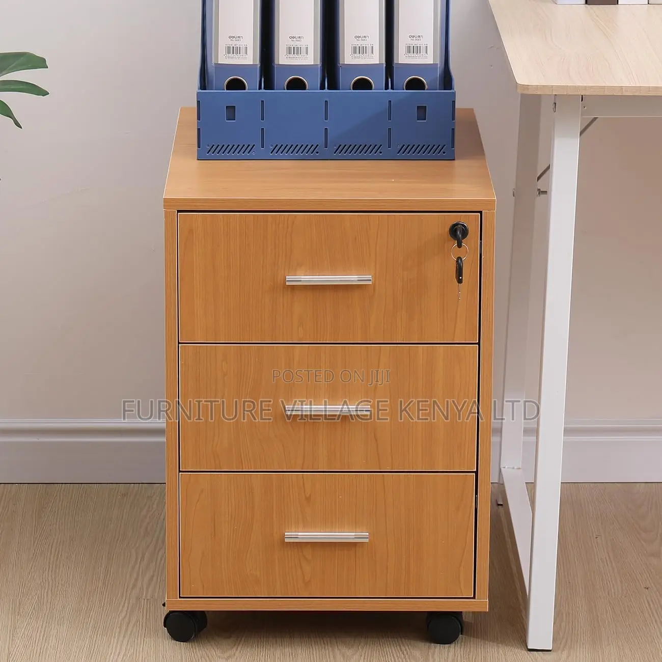 Office Cabinet; 3-Drawer Office Organizer Cabinet