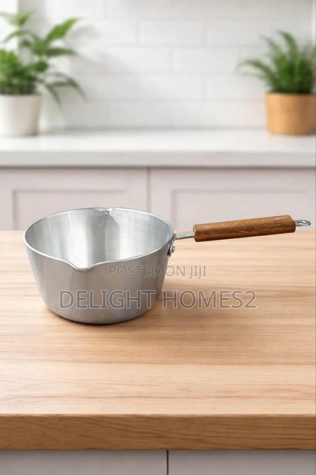 Acero Wood Handle Milk Pan