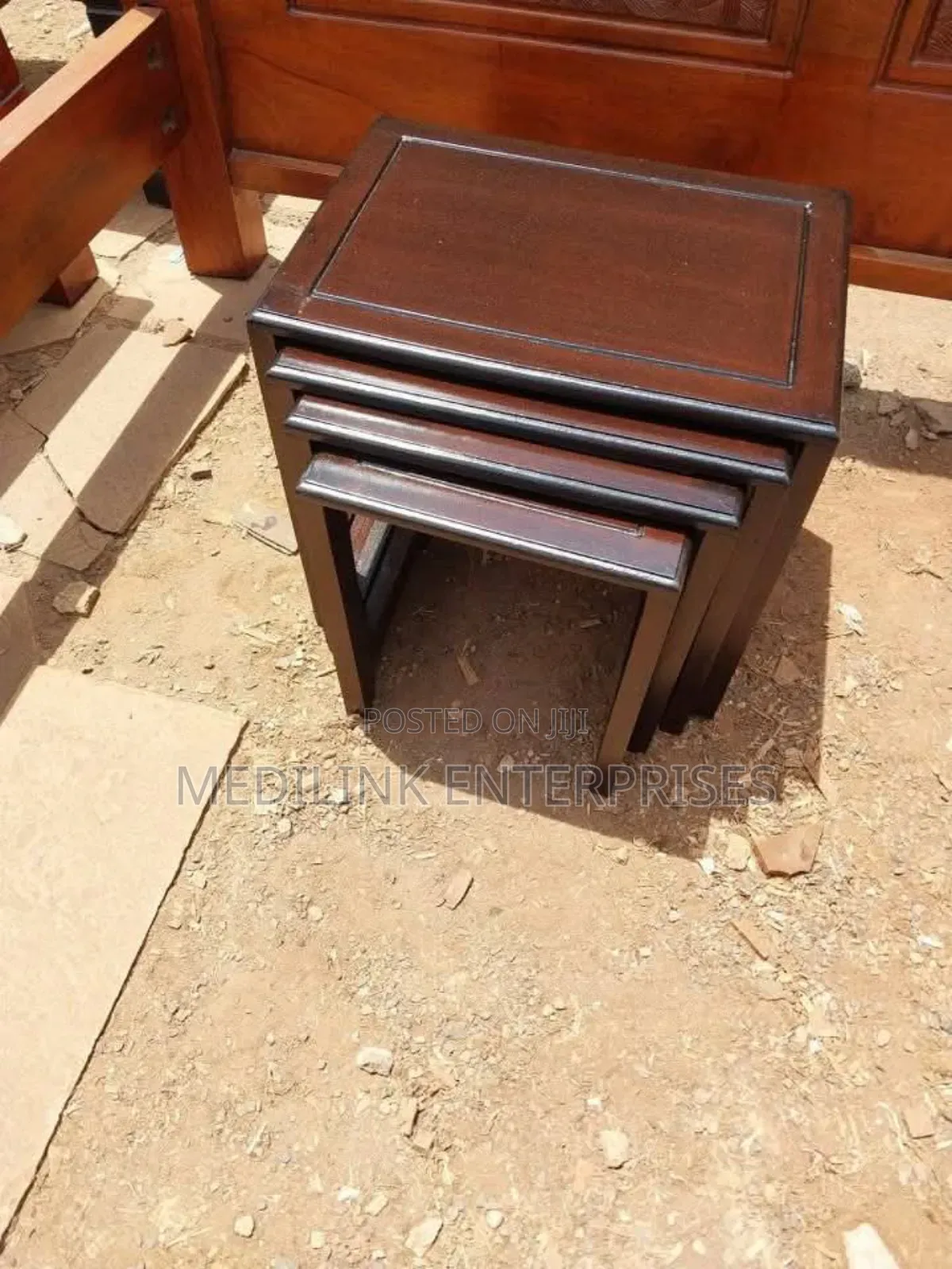Solid Walnut Nestle Stools