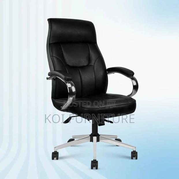 Office Chairs; Leather Executive Ceo High Seat - thumbnail 3