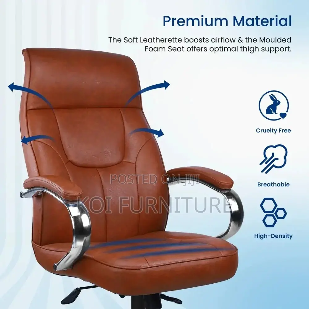 Office Chairs; Leather Executive Ceo High Seat