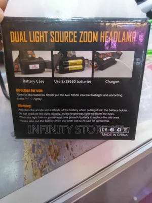 High Power Dual Light Source Zoom Headlights / Camping Headlights
