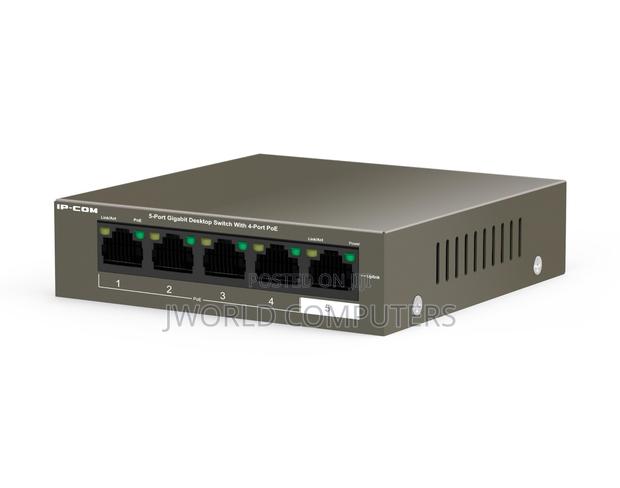 Tenda Teg1105p-4-63w 5-Port Gigabit Desktop Switch