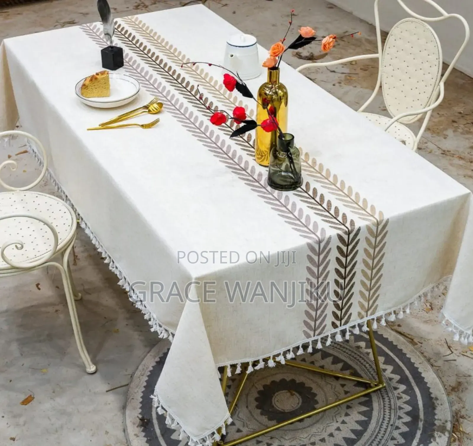 Cotton Linen Table Cloth
*