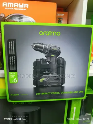 Oraimo Maxdrill 20v Cordless Versatile Power Drill Driver