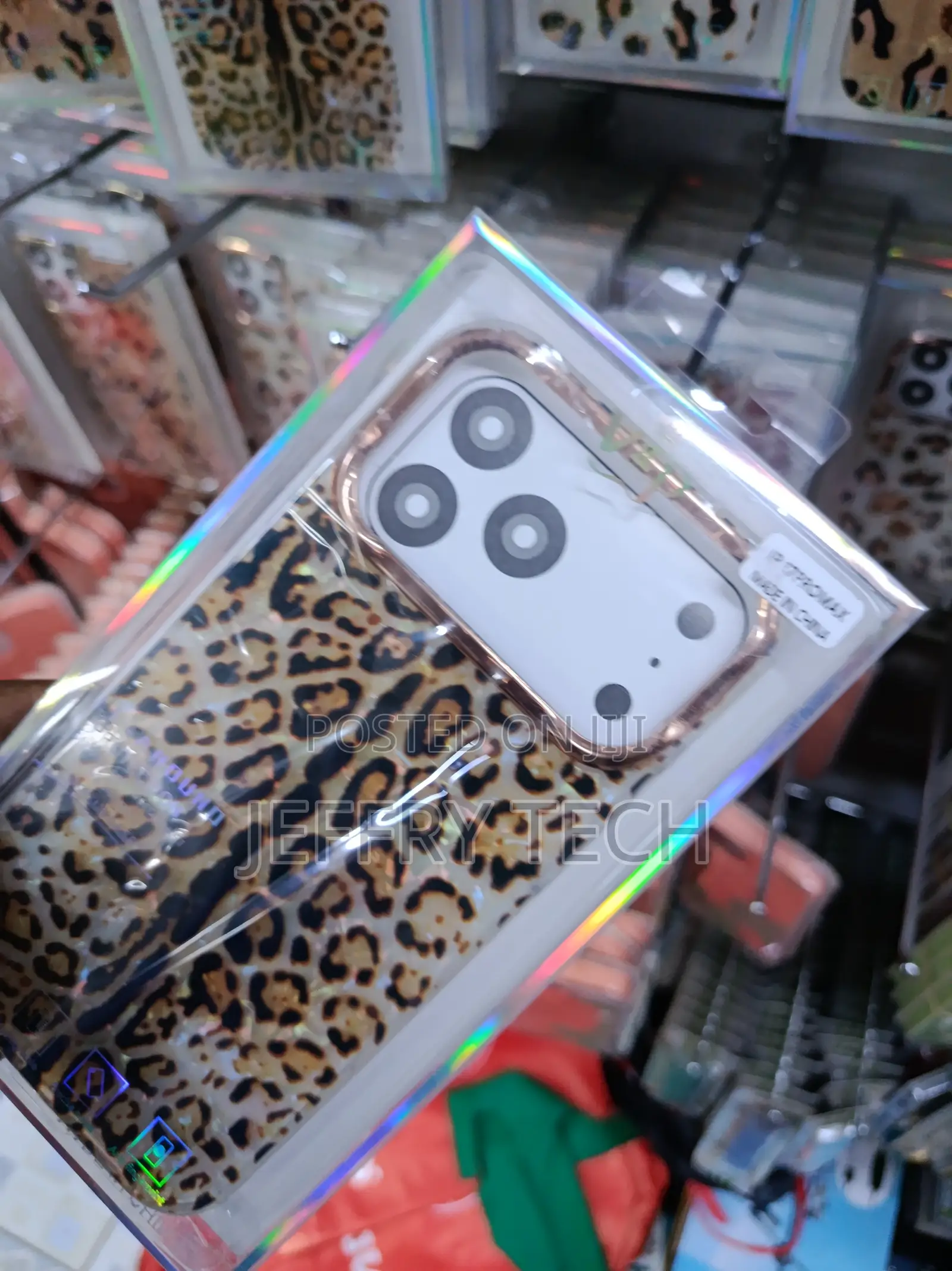 Ghar Case Compatible With iPhone 17 Pro Max Leopard Printed Pattern
