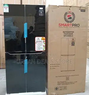 Smart Pro SFR 585 D4 a Four Door Glass Body Refrigerator 421 LTRS