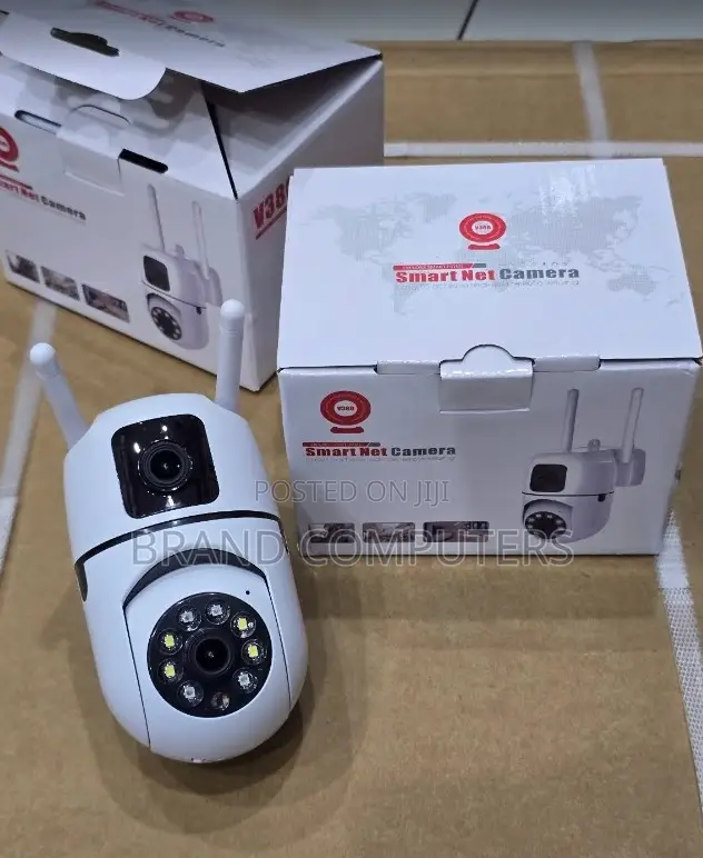 New Model Wall Mounted V380 Dual Lens Wifi Bulb PTZ Camera