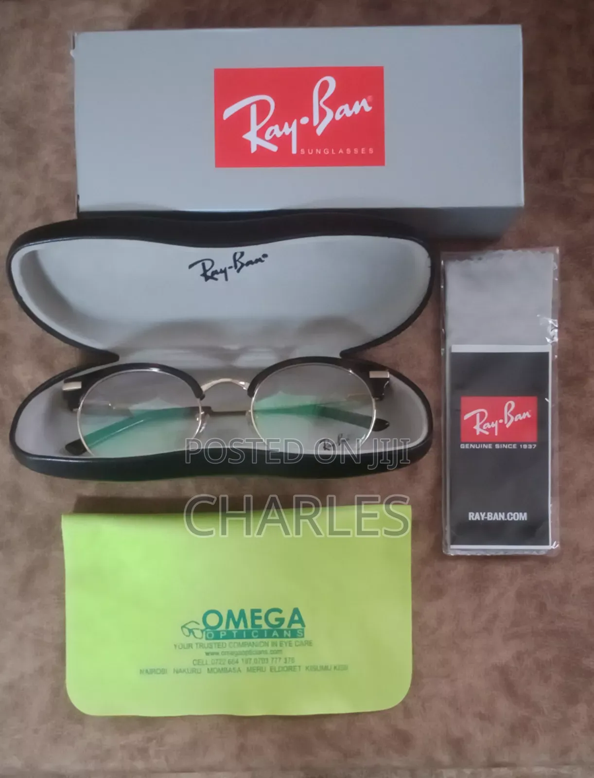 Authentic Ray-Ban Oversized Round Sunglasses - Brand New