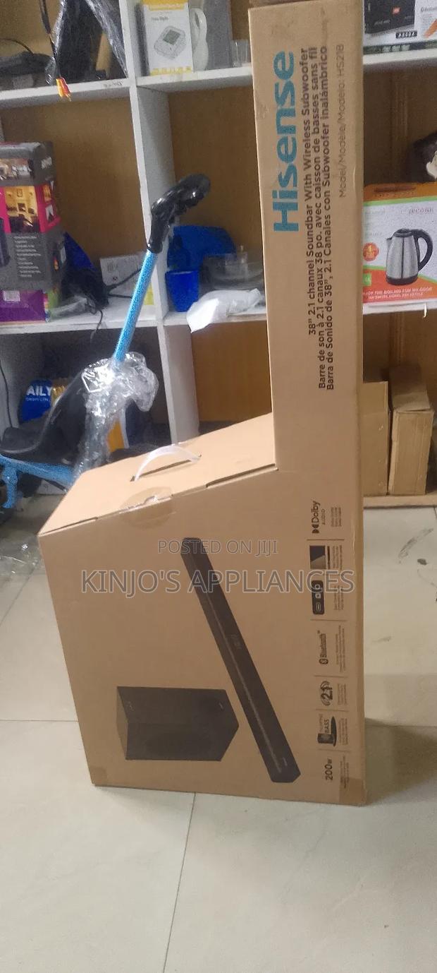 Hisense Soundbar 
200 Watts Hisense Soundbar 2.1ch Channel Hs218