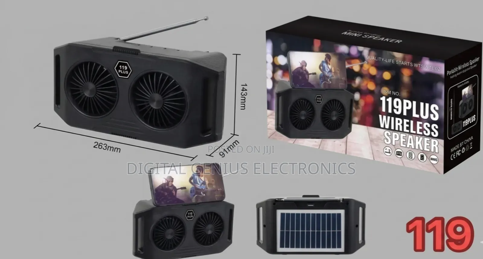 119 Plus Wireless Speaker.
