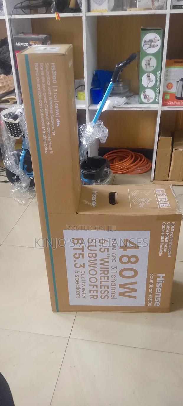 Hisense Soundbar 
200 Watts Hisense Soundbar 2.1ch Channel Hs3100
