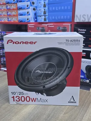Pioneer Ts-A250s4 10 Inch 1300watts Bass Subwoofer Speaker