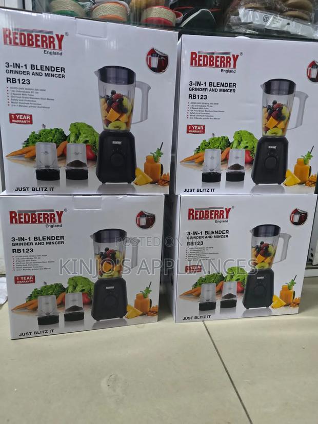 3 in 1 Redberry Blender 
Rb123 - main view