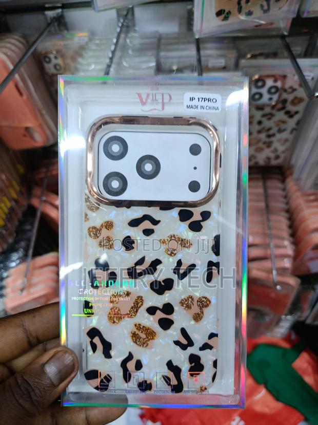 Ndcom for iPhone 17 Pro Leopard Texture Pattern Printed Case
