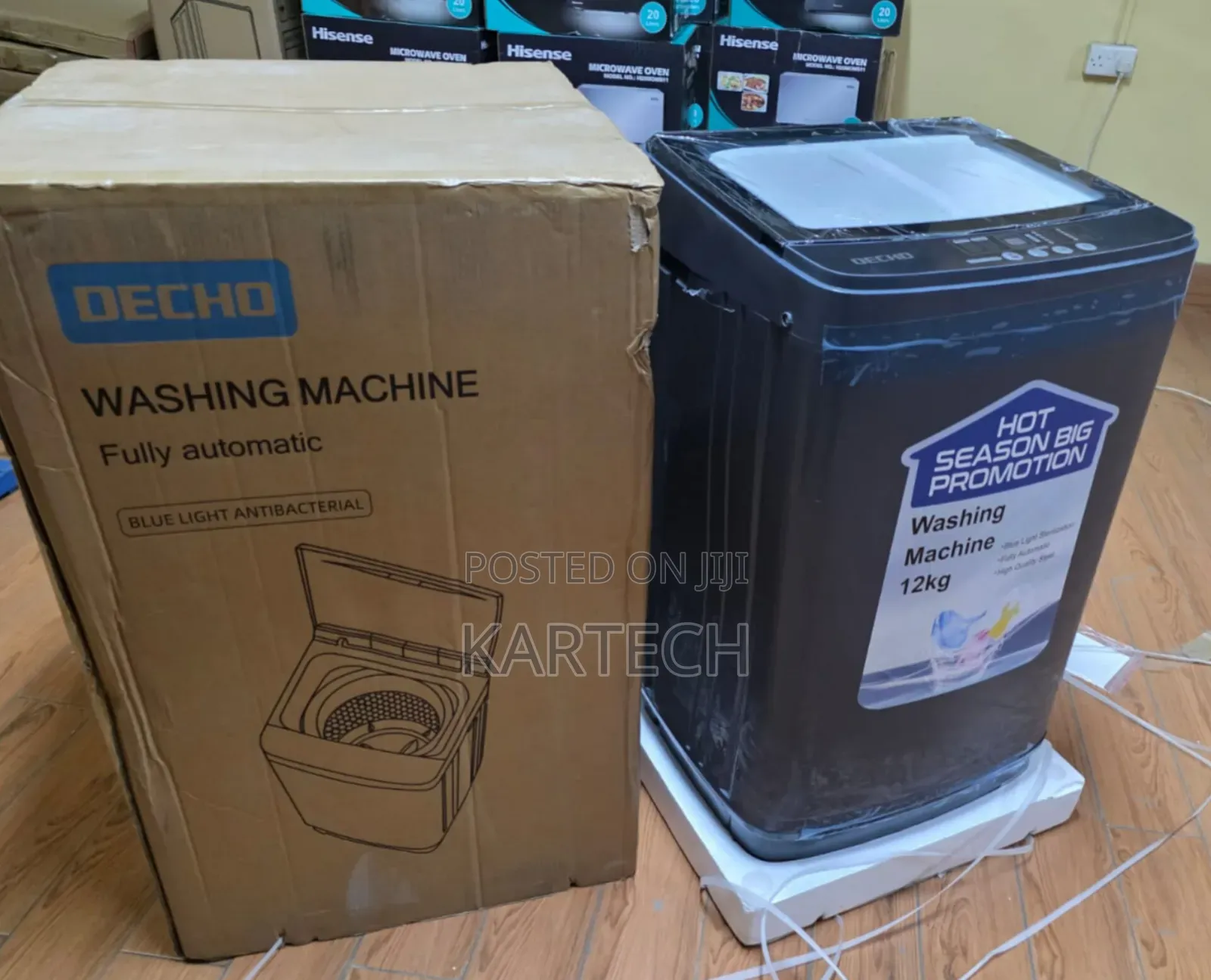 Decho 12kg Fully Automatic Top Load Washing Machine