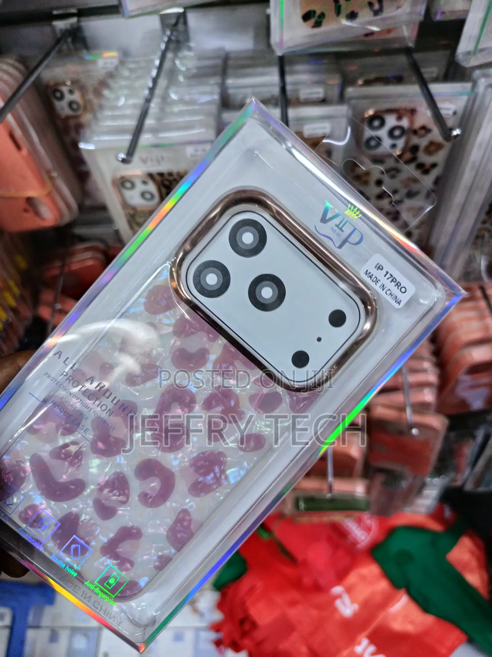 Newse iPhone 17 Pro Leopard Print Pattern Design for Girls and Women
