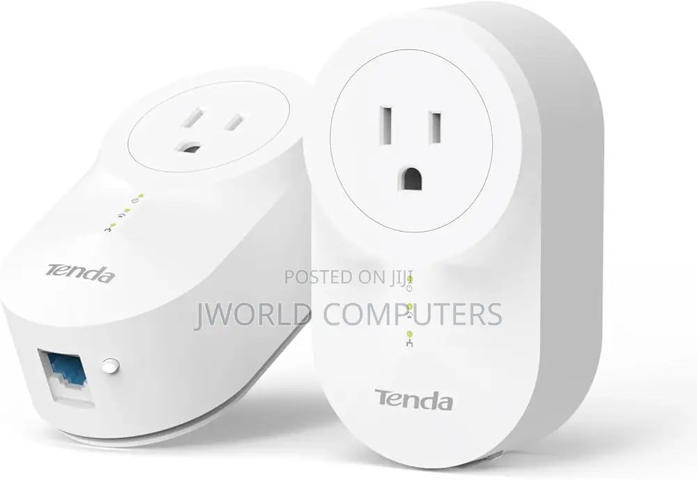 Tenda Av1000 Ph6 Gigabit Passthrough Powerline Adapter Kit