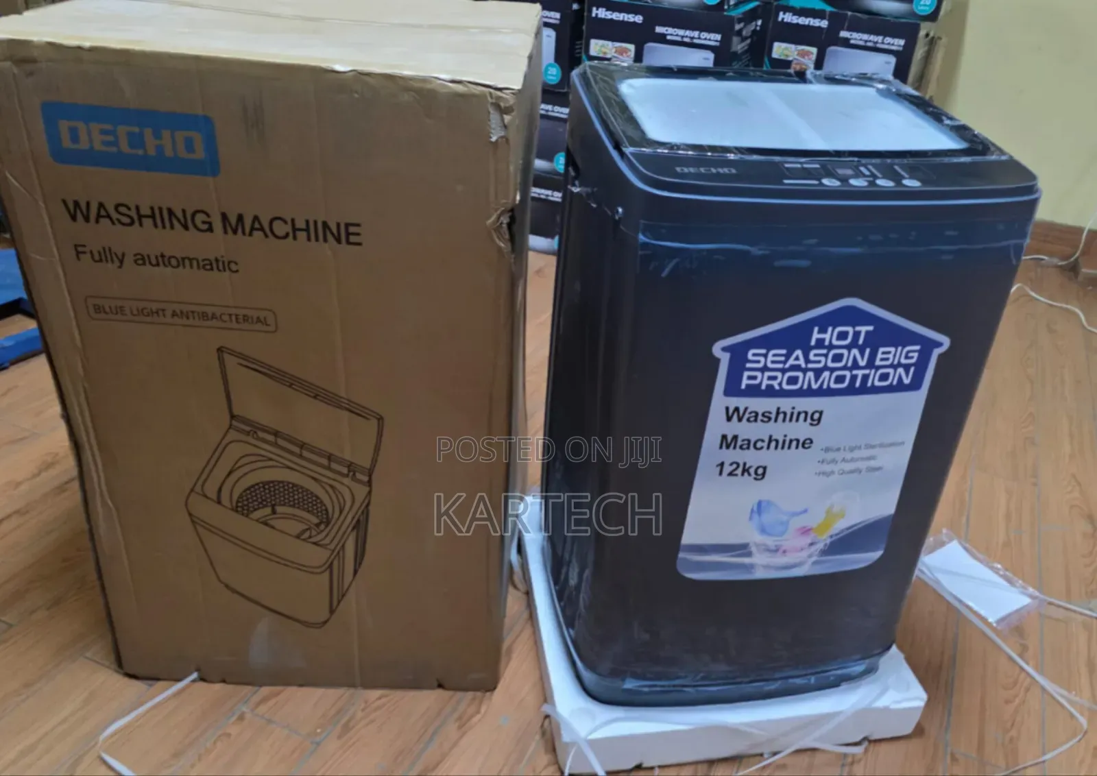 Decho 12kg Fully Automatic Washing Machine Low Power Consumption