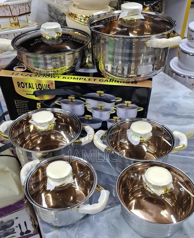 12pcs Royal Louis Stainless Sufuria Set
- Pt