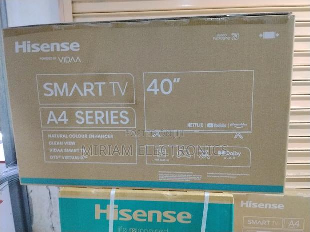 Hisense 40a4,40" Inch Frameless Smart Television, Full Hd Resolution,