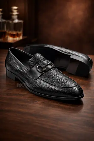 Woven Horsebit Loafers