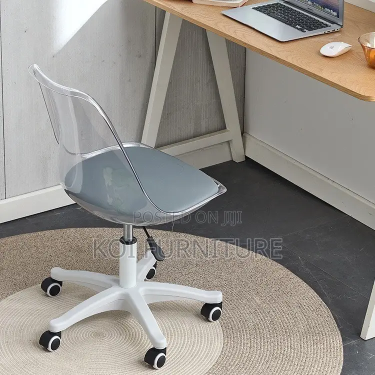 Dining Chairs; Swivel Ergonomic Mid Backrest Office Home Dining Chairs
