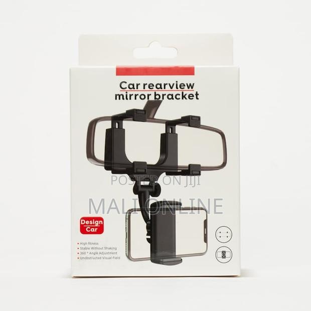 Car Rearview Mirror Phone Holder Adjustable Foldable Mount Universal