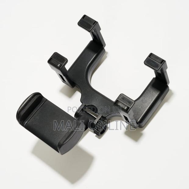 Car Rearview Mirror Phone Holder Adjustable Foldable Mount Universal - thumbnail 4