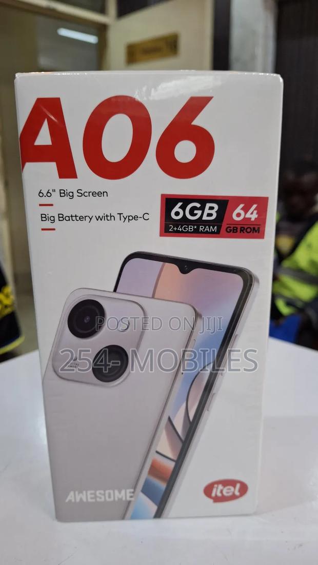 New Itel A06 64 GB Black - main view