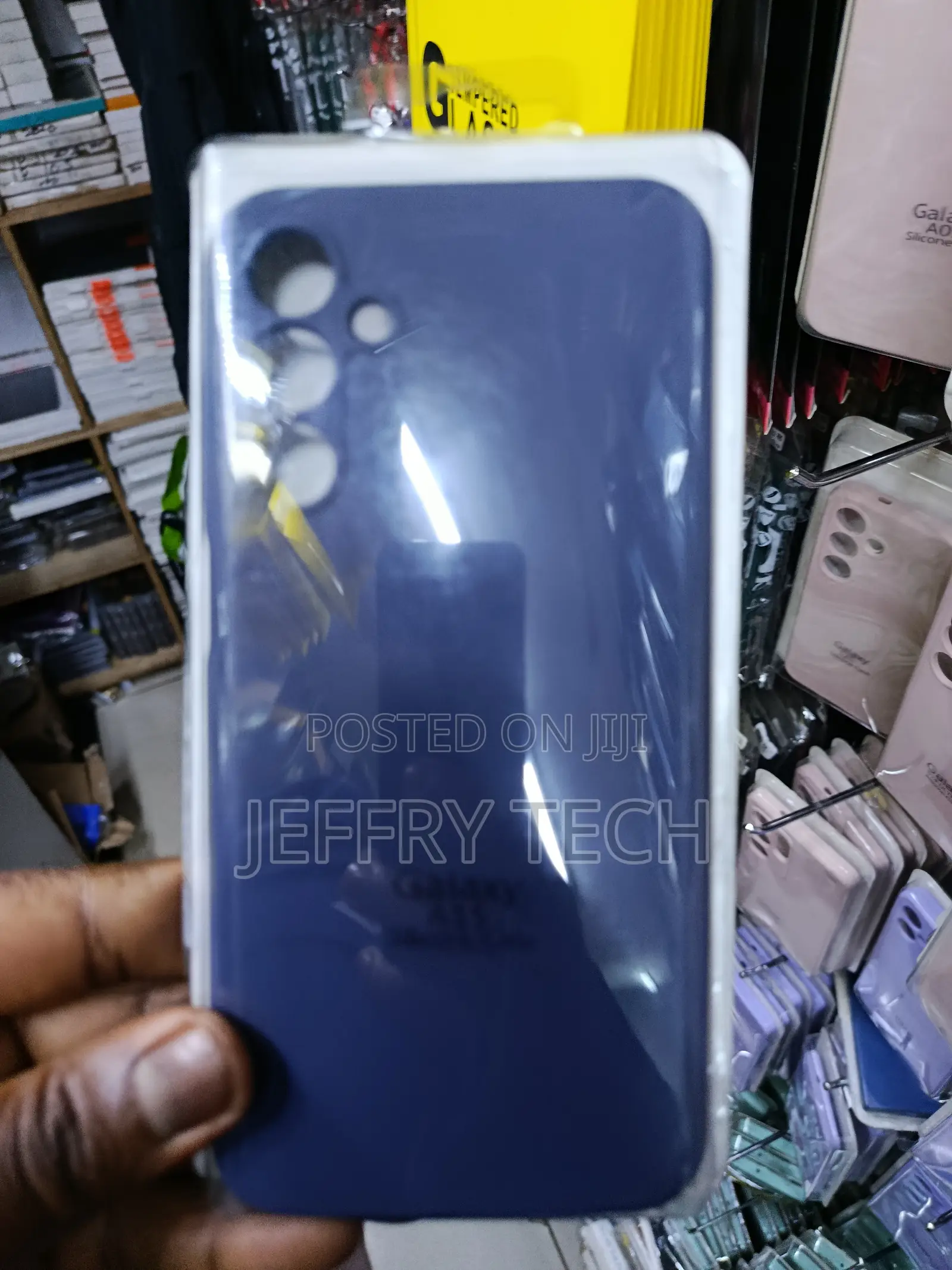 Oakxco Samsung Galaxy A15 5g Liquid Silicone Case-Navy Blue