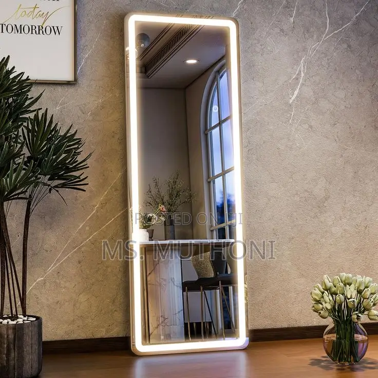 Led Mirror With 3 Lights With a Stand (160*50)