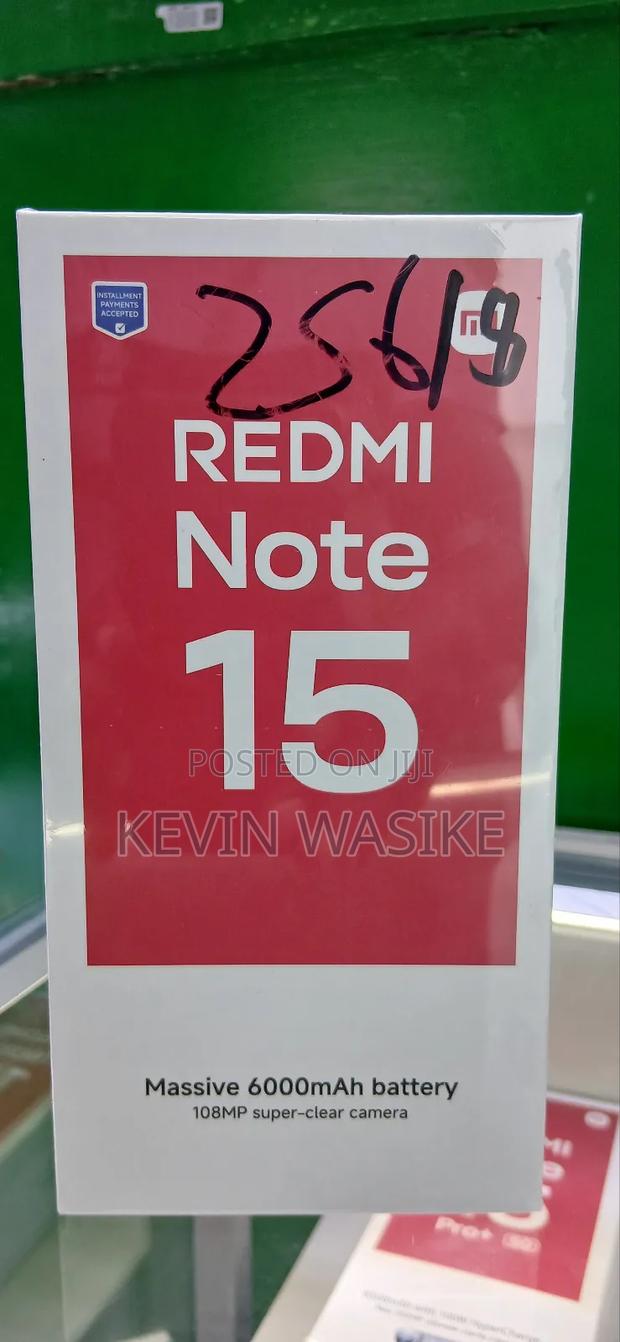 New Xiaomi Redmi Note 15 256 GB Black - thumbnail 2
